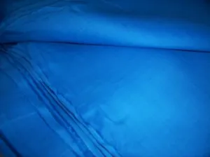 100 % Turquoise blue pure linen fabric 58" Wide [202]