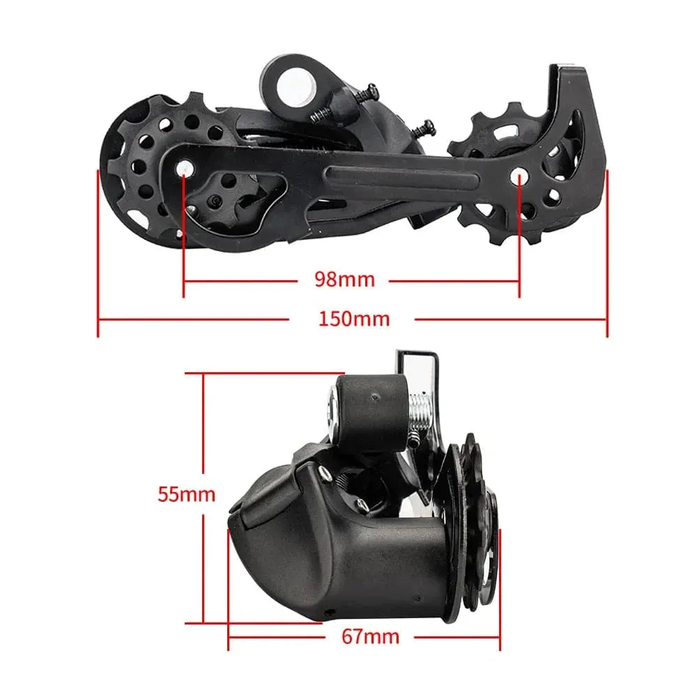 1x10 Speed MTB Derailleurs Shifter Groupset Bike Crankset 11-50T Cassette Flywheel 10 Speed Chain for MTB Mountain Bike