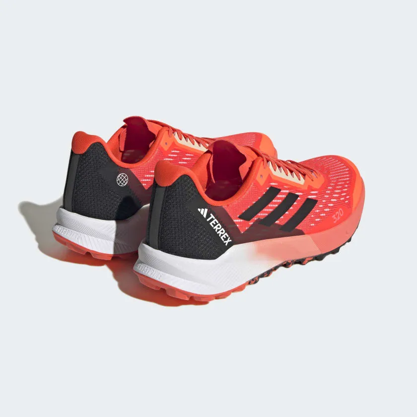 adidas Terrex Agravic Flow 2.0 Trail Running Shoes, Black/Red/White