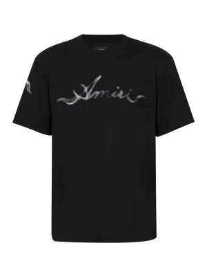 Amiri Smoke Tee (Black)