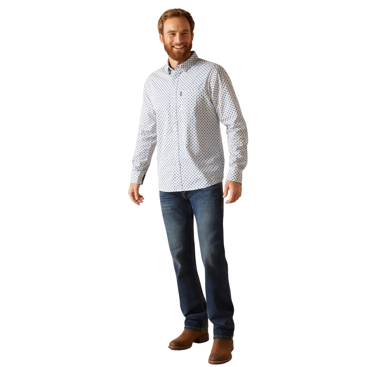 Ariat Men's Mac Stretch Modern Fit Shirt