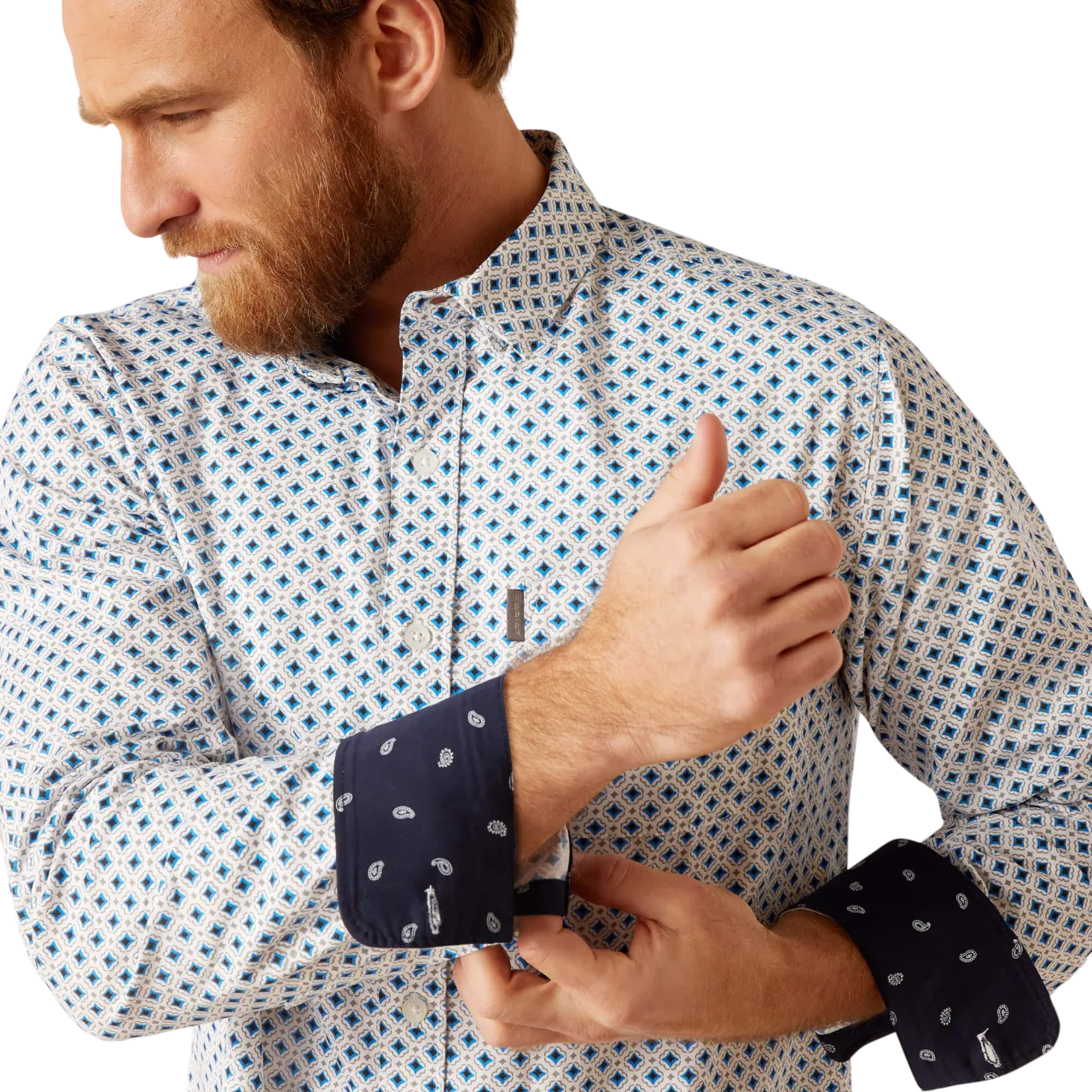 Ariat Men's Mac Stretch Modern Fit Shirt
