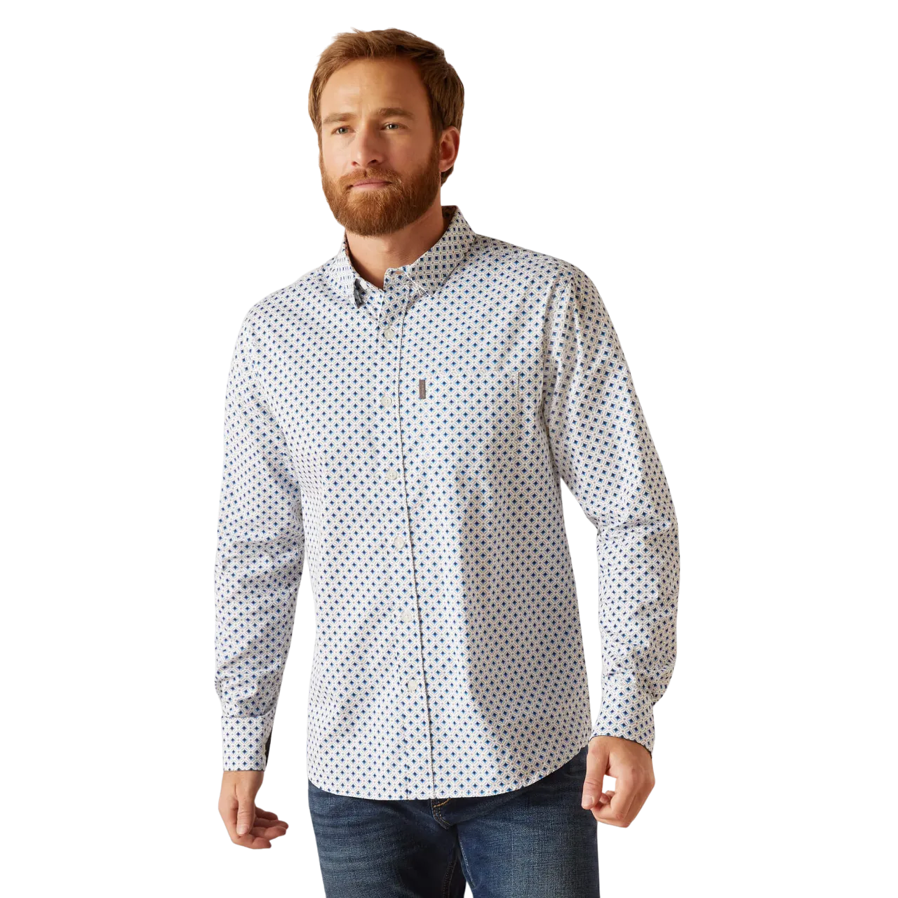 Ariat Men's Mac Stretch Modern Fit Shirt