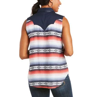 Ariat Women's Navy Serape Summer Solstice Shirt