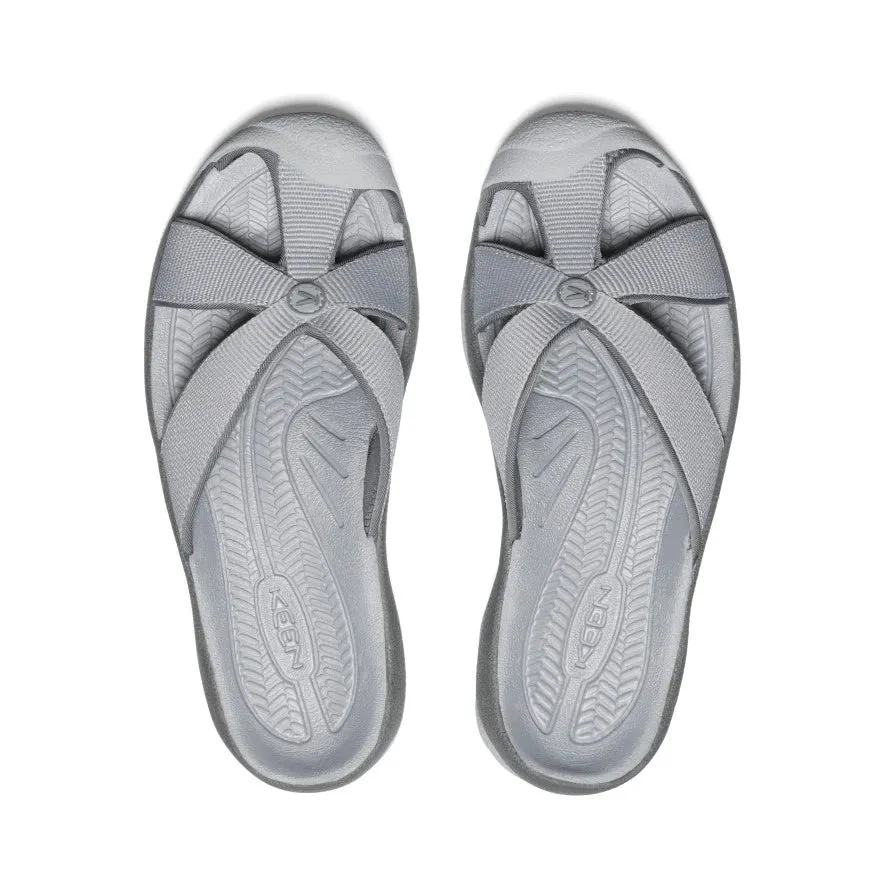 Bali Closed Toed Slide in Alloy/Steel Grey