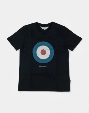 Ben Sherman Kids Target T-Shirt Black