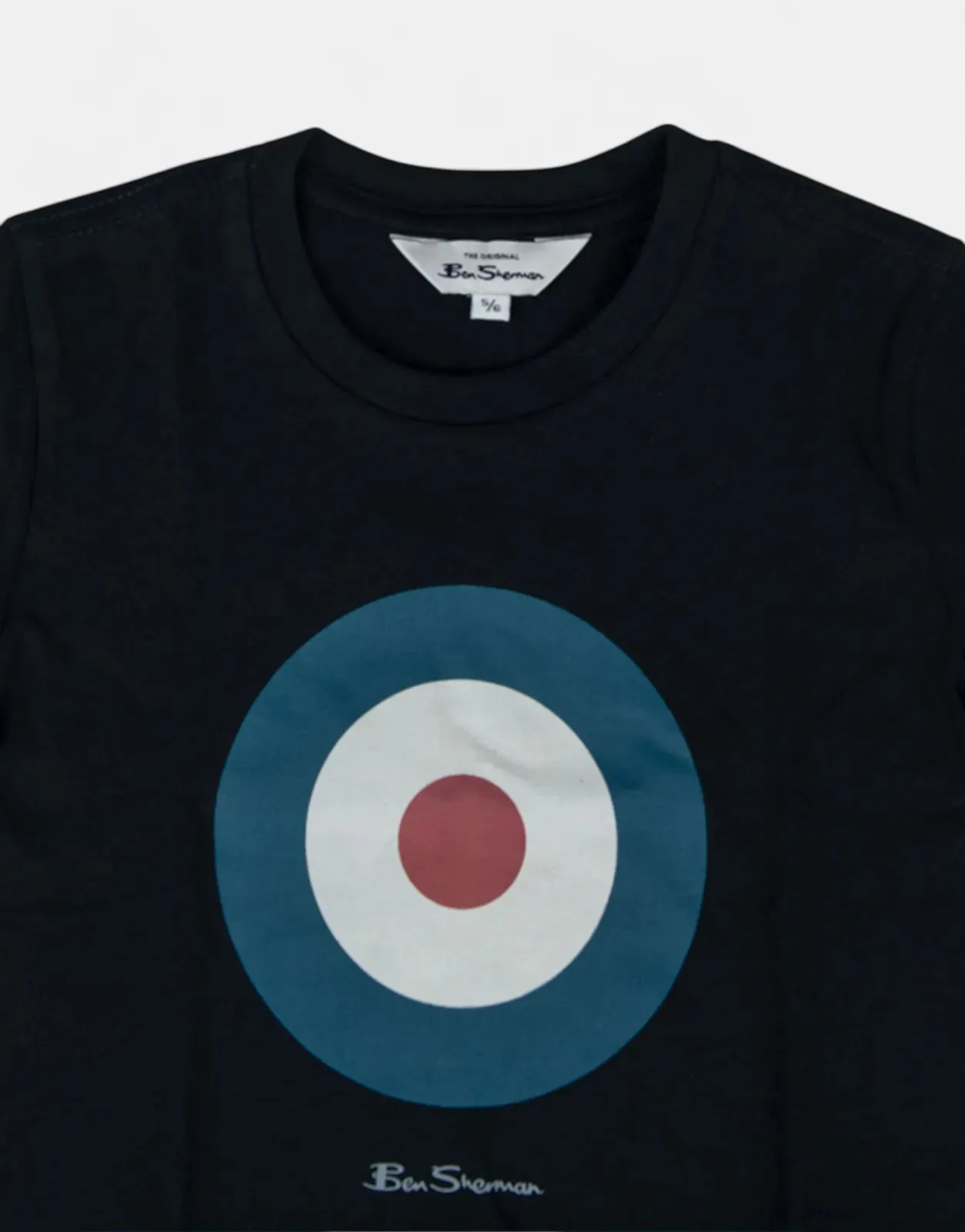 Ben Sherman Kids Target T-Shirt Black