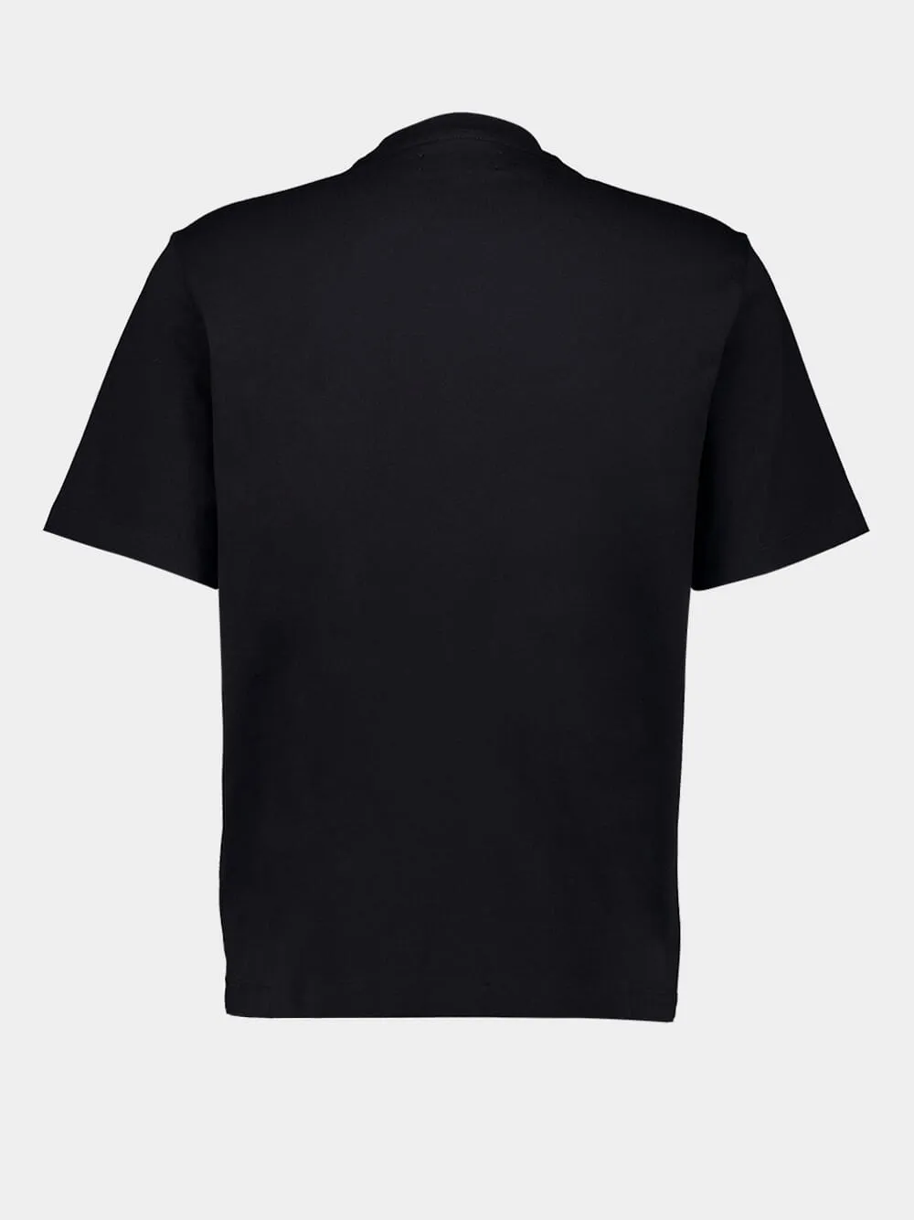 Black Staggered Logo T-Shirt