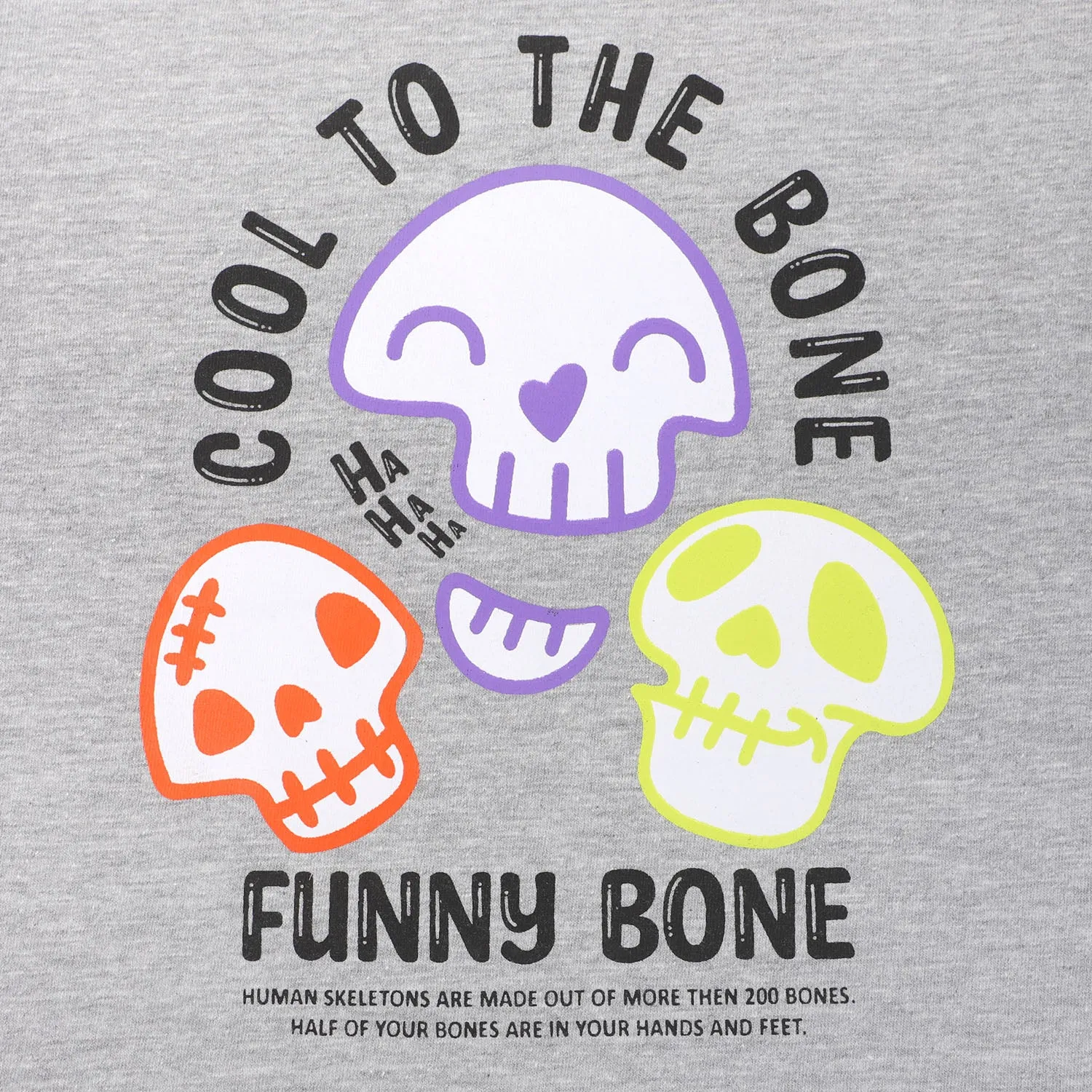 Boys Cotton 2PCs Suit Bone - Grey