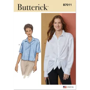 Butterick Pattern B7011 Misses' Shirts