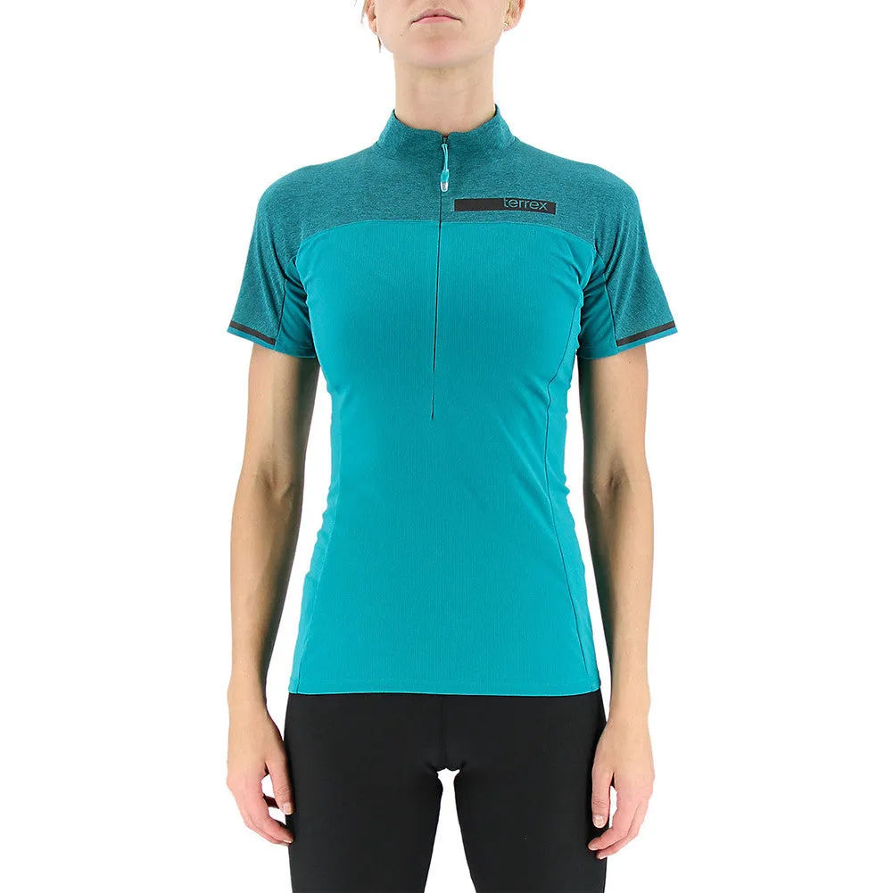 Climachill 1/2 Zip T-Shirt by adidas Sport Performance