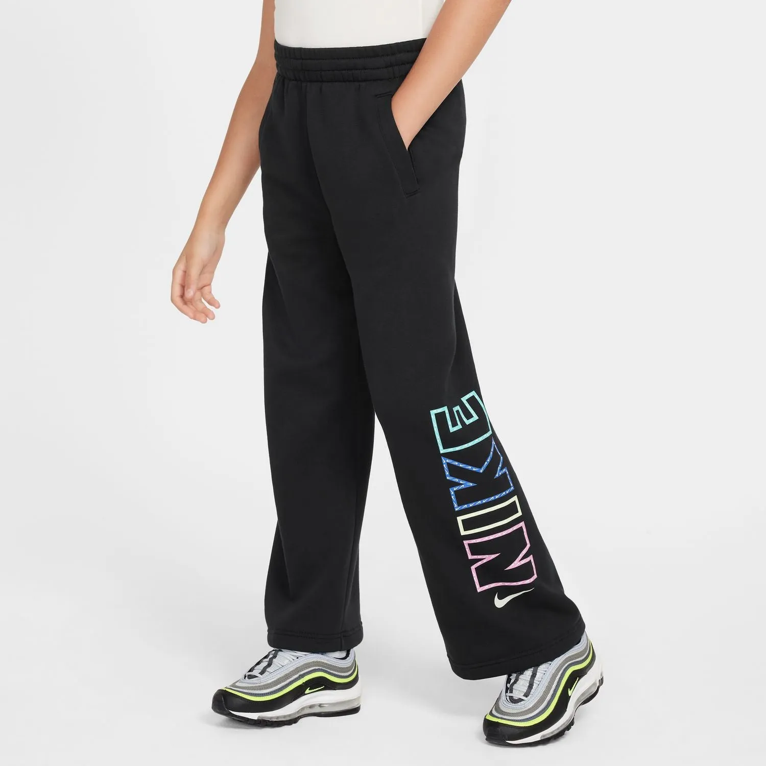 Club Fleece Wide Leg Pant - Youth