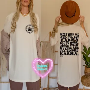 Custom Don’t Mess With Mama Bear Comfort Colors Shirt