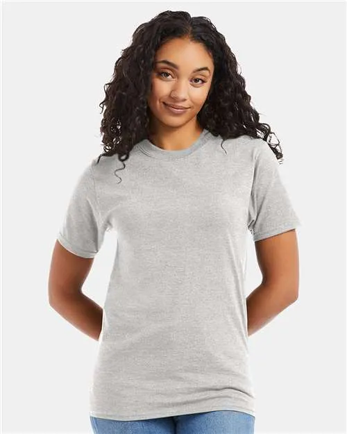 Custom Embroidered - Hanes - Beefy-T® T-Shirt - Ash - 5180