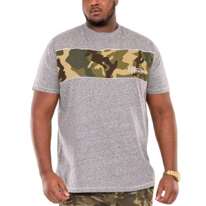 Duke D555 Mens Major Big & Tall Camo T-Shirt - Grey