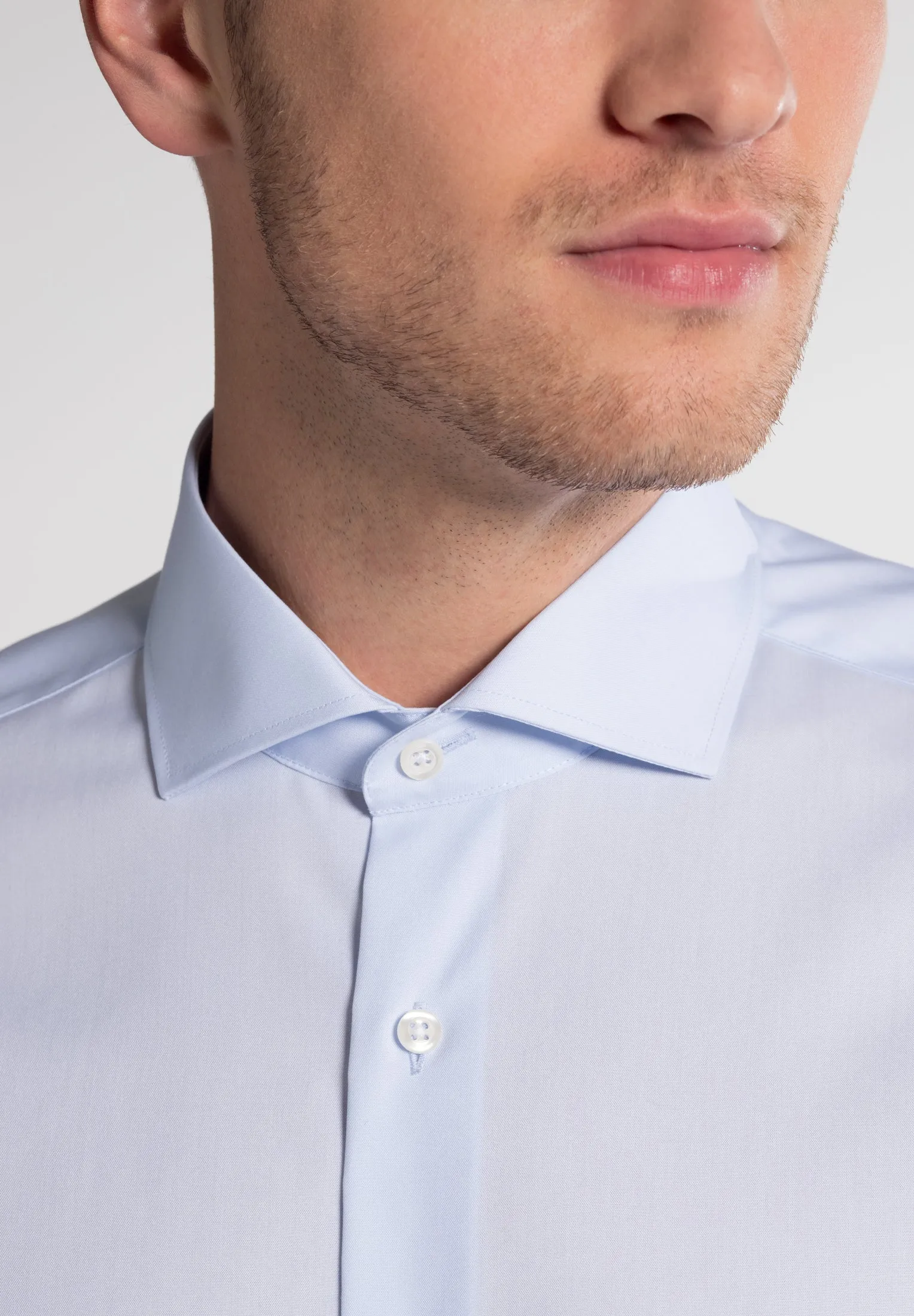 Eterna Slim Fit Shirt Blue 1100/10