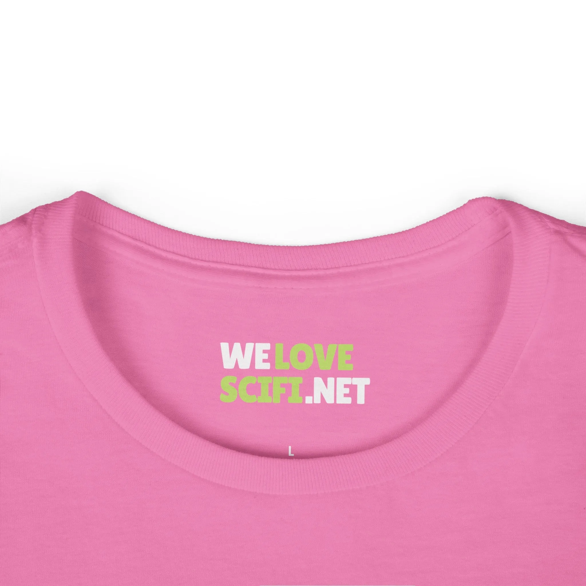 Floating Astronaut SpaceArt Sci-Fi Woman's Tee