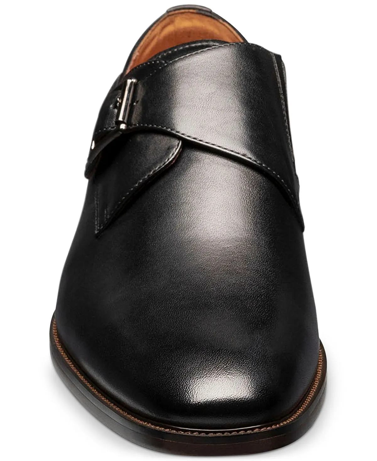 Florsheim men's ravello monk strappy dress shoes, black