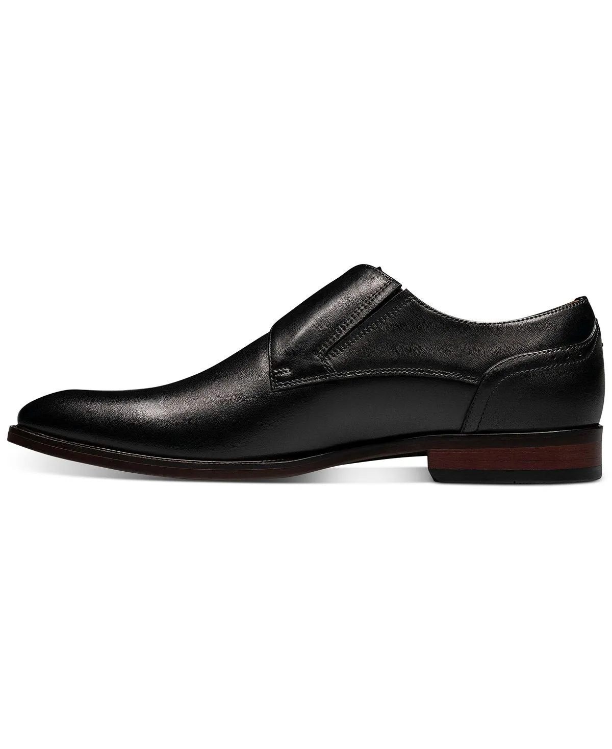 Florsheim men's ravello monk strappy dress shoes, black