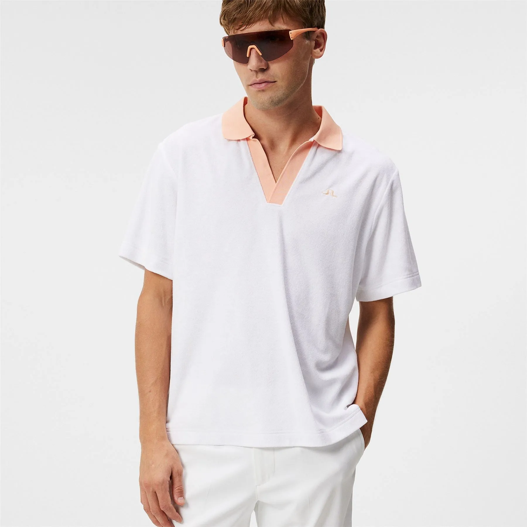 Gavin Terry Polo White - W23