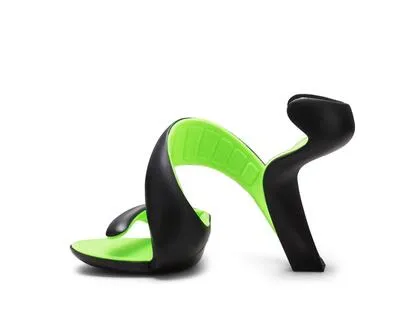Gladiator Toe Cut Out High Heel Bottomless Sandals