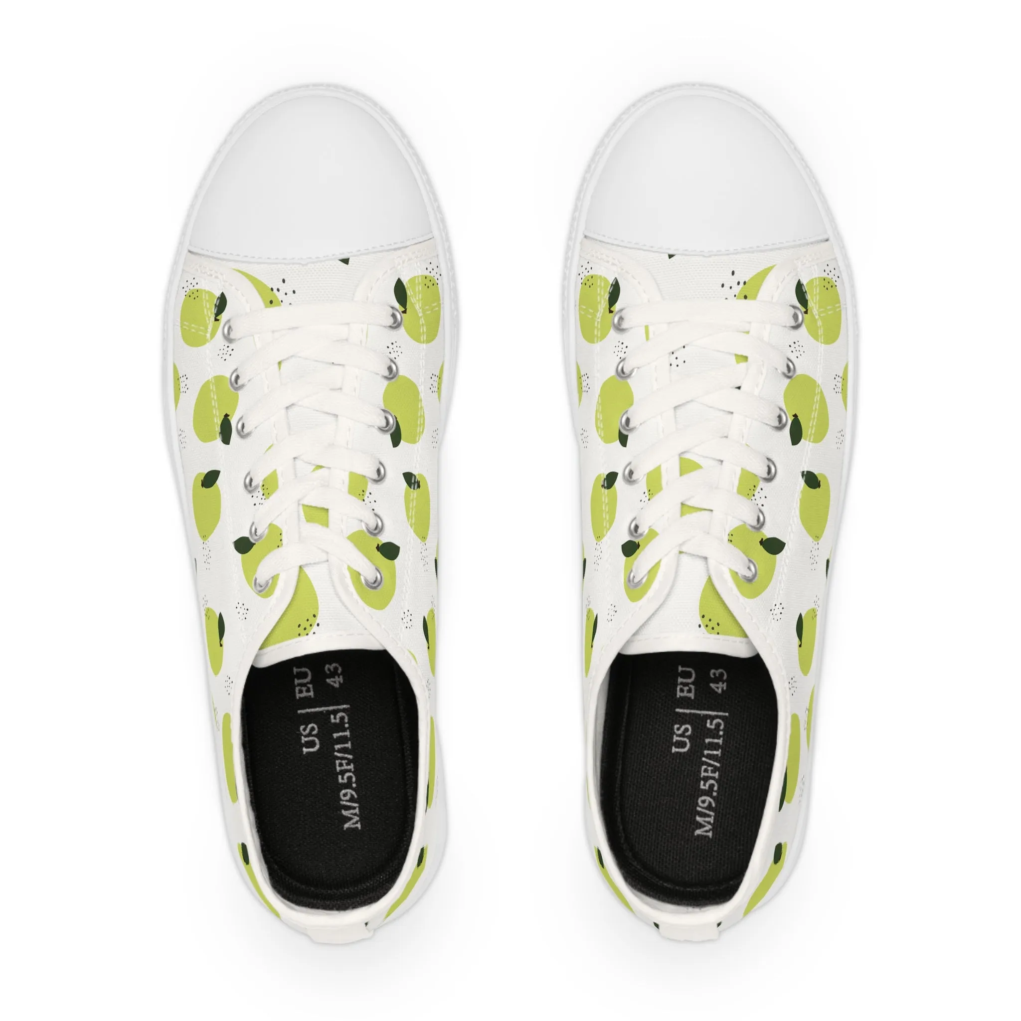 Green Apple Men's Low Top Sneakers