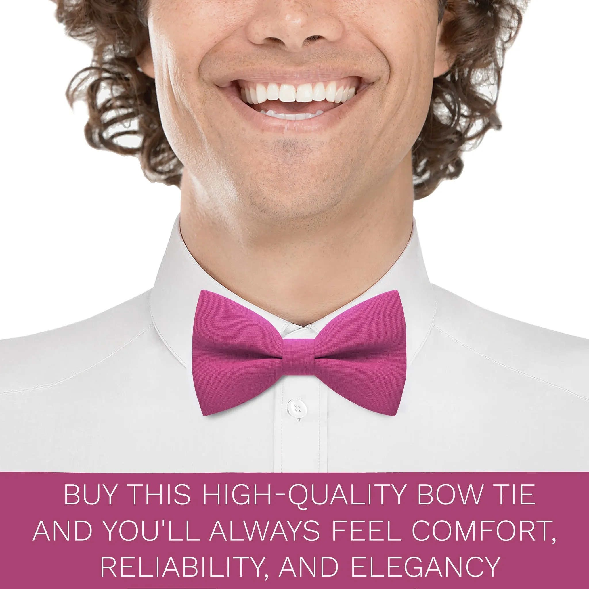 Hot Pink Bow Tie