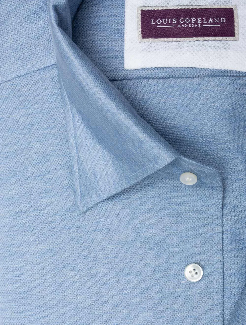 Jersey Merrion Shirt Blue