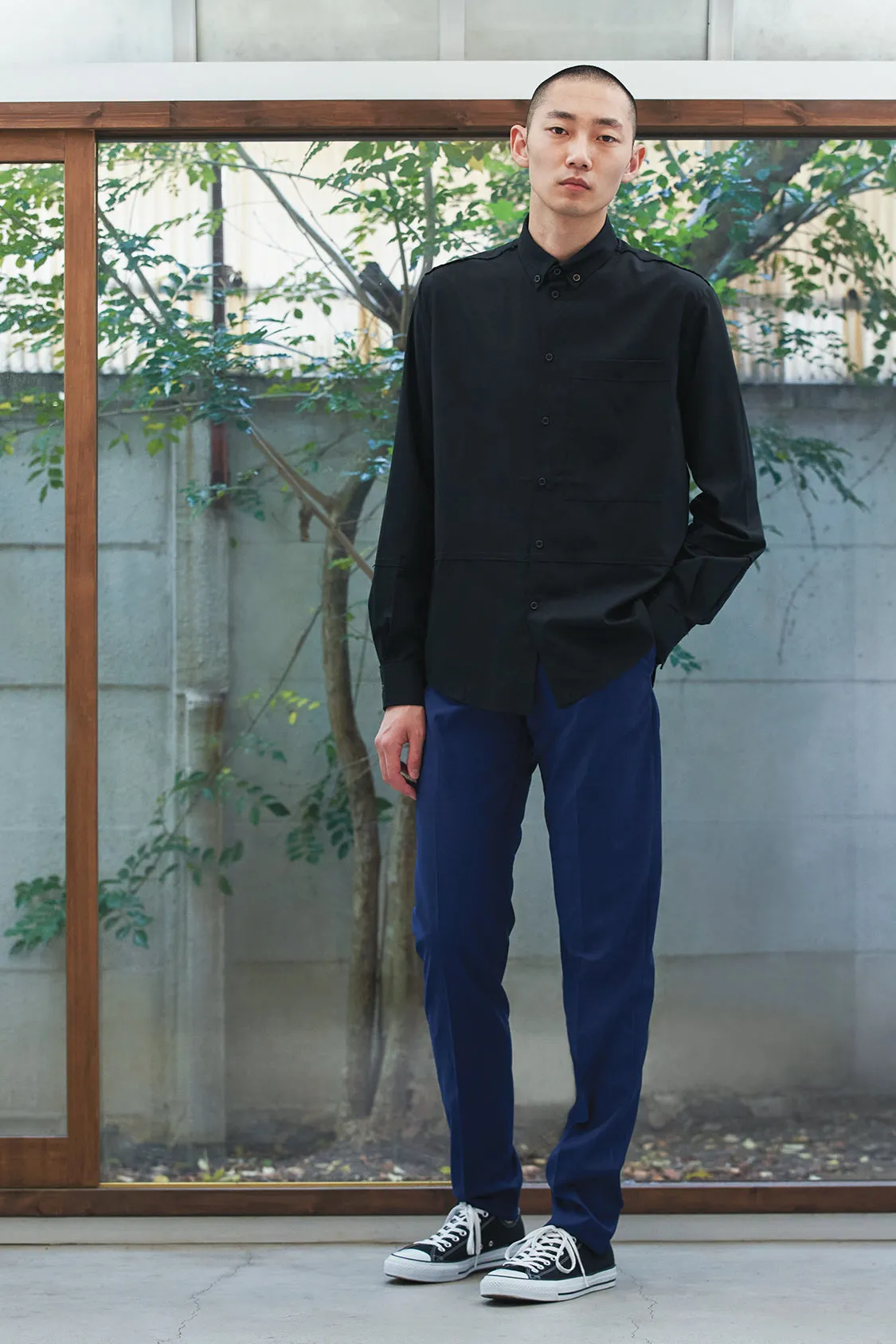 KEITA BUTTON DOWN SHIRT / Lyocell TENCEL™