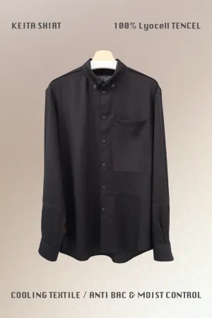 KEITA BUTTON DOWN SHIRT / Lyocell TENCEL™