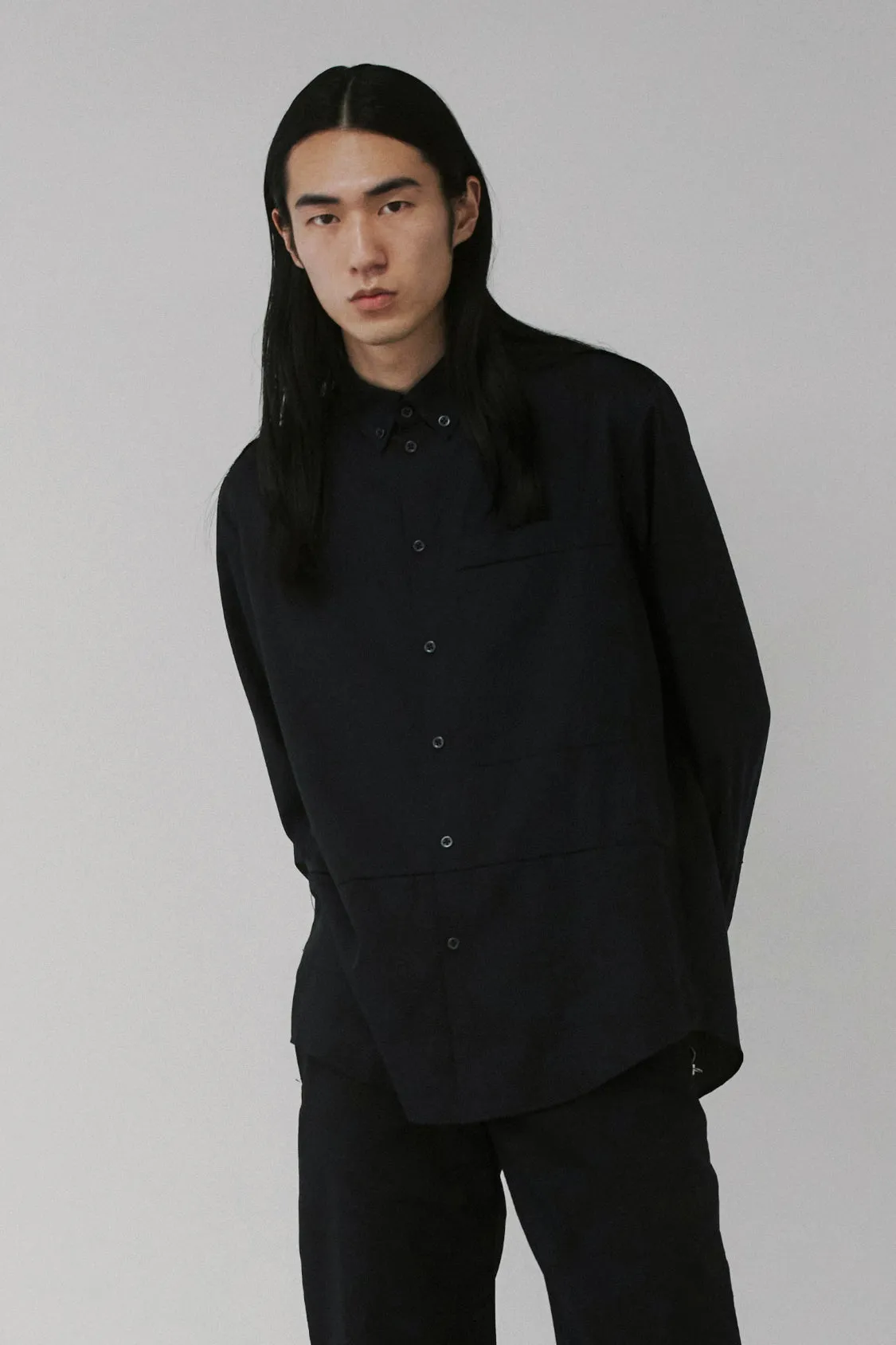 KEITA BUTTON DOWN SHIRT / Lyocell TENCEL™