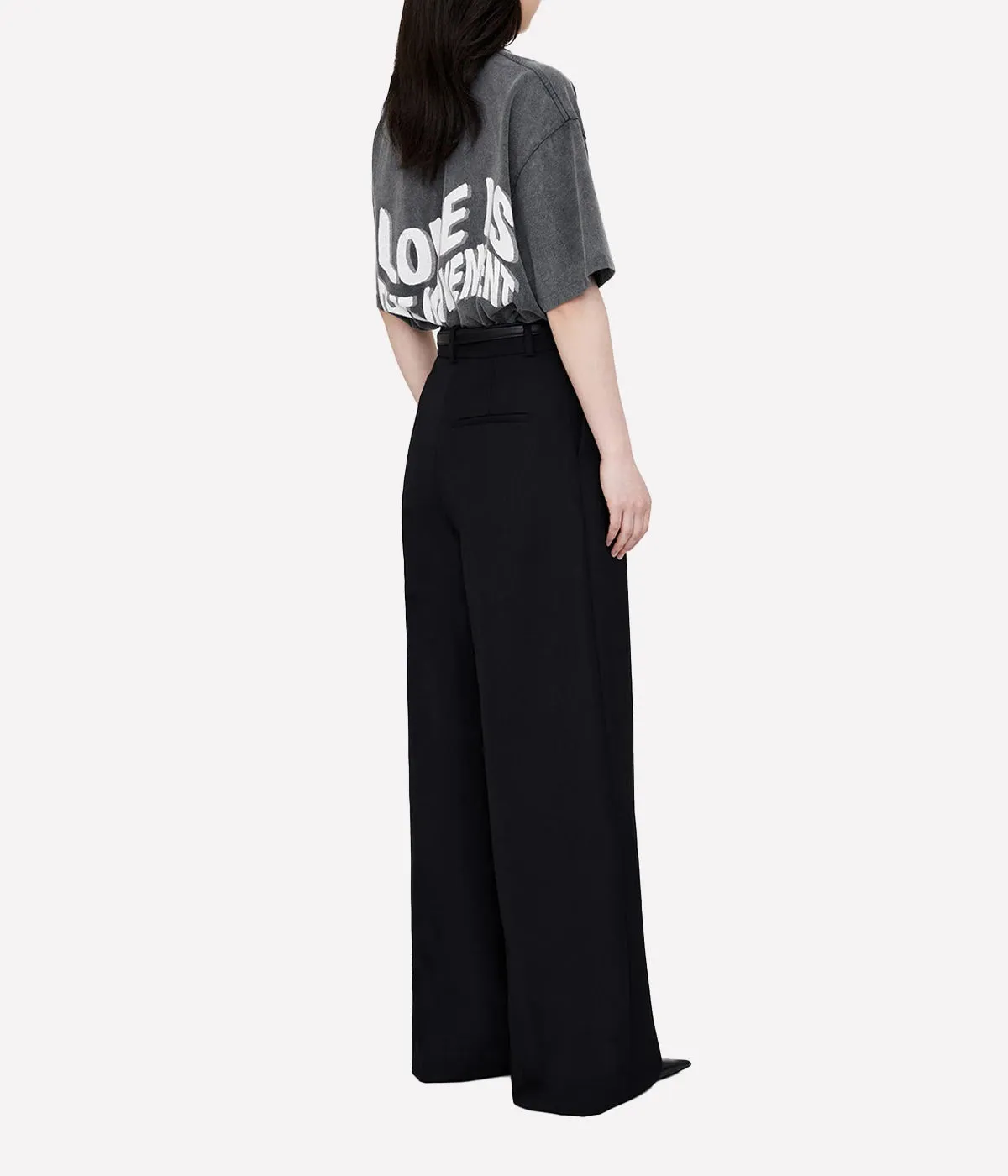 Kent Love Tee in Washed Black
