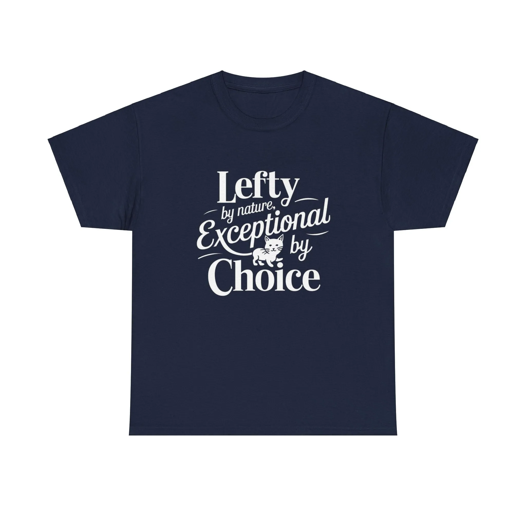 Lefty T Shirt Funny Left Handed Shirts for Men Women Kids Gift for South Paw Person Retro Left Hand Funny Cat T-Shirt