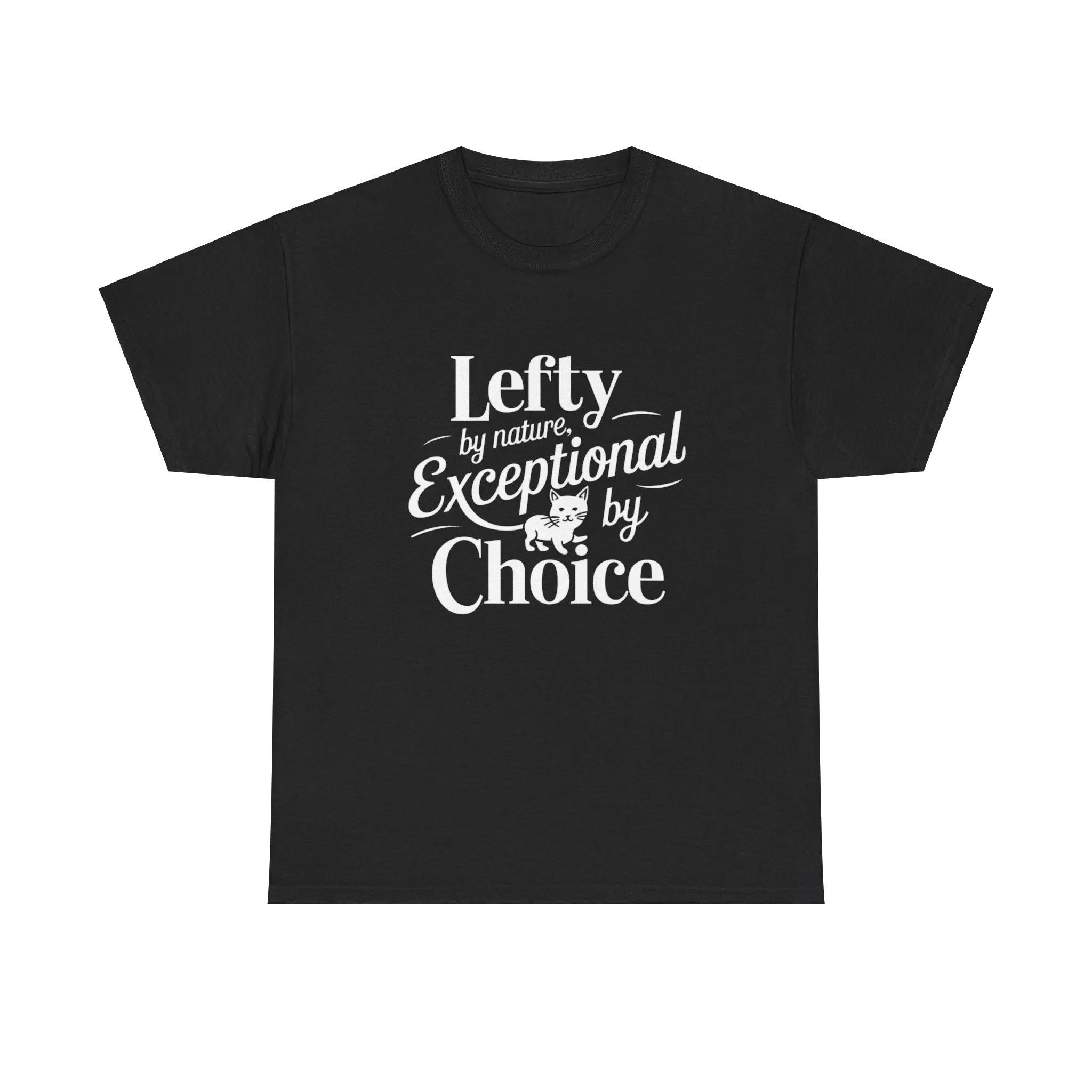 Lefty T Shirt Funny Left Handed Shirts for Men Women Kids Gift for South Paw Person Retro Left Hand Funny Cat T-Shirt