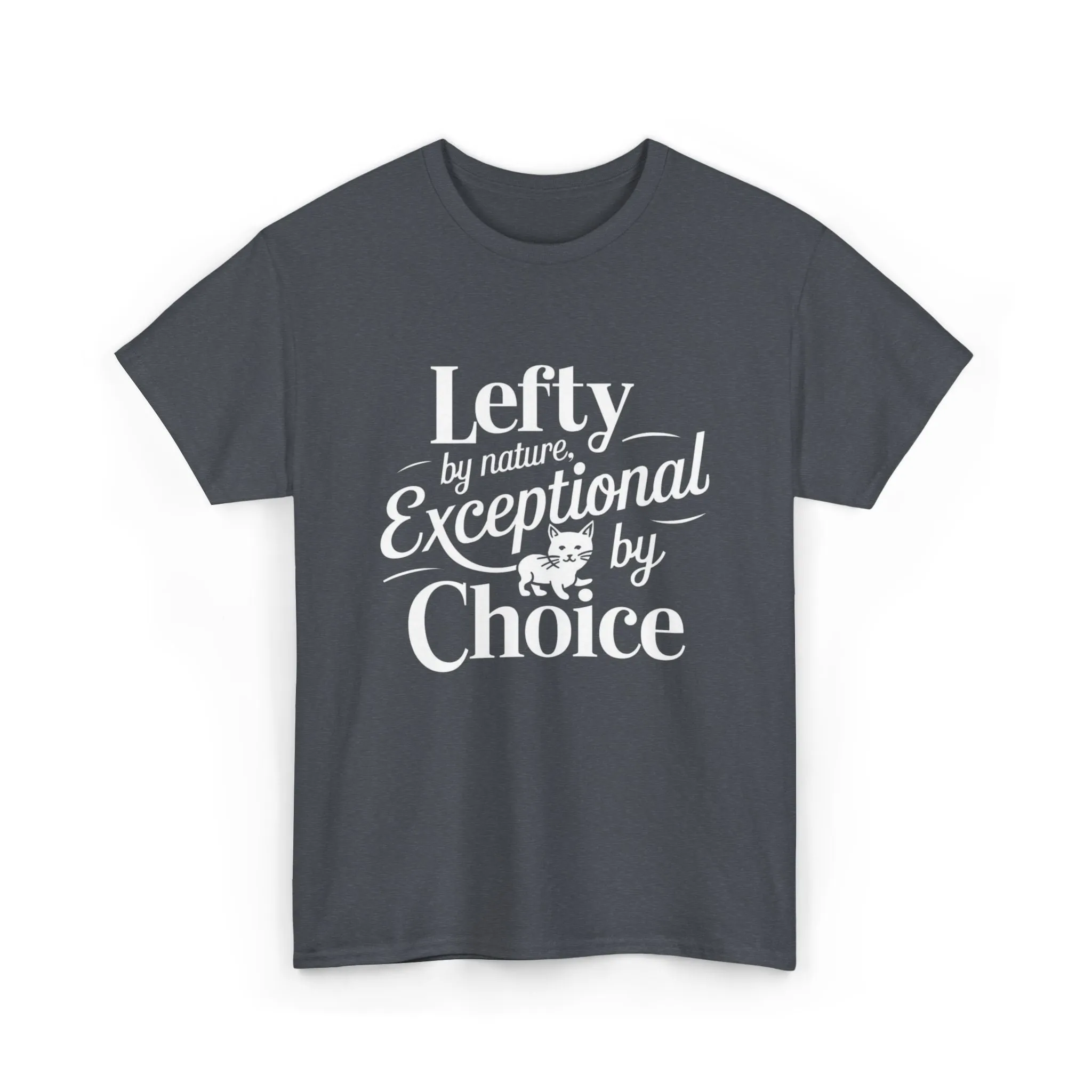 Lefty T Shirt Funny Left Handed Shirts for Men Women Kids Gift for South Paw Person Retro Left Hand Funny Cat T-Shirt