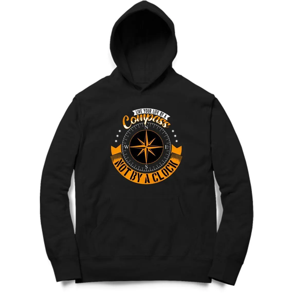 Live Your Life By Compass Hoodie