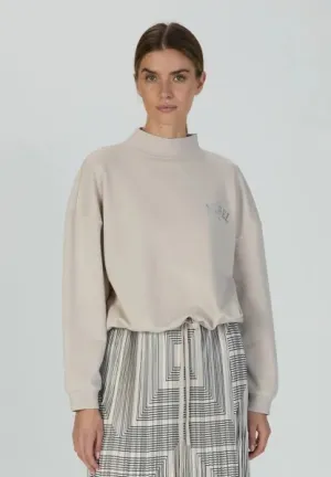 MARC AUREL Sweatshirt with Drawstring & Ribbon