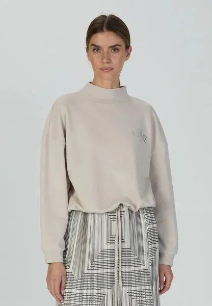 MARC AUREL Sweatshirt with Drawstring & Ribbon