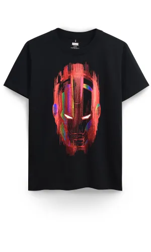 MARVEL - Iron Man Mask Glow T-Shirt