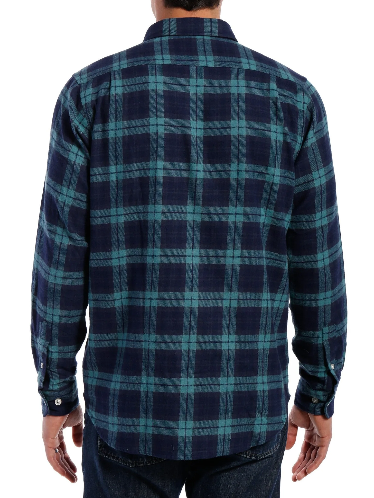 Mens 100% Cotton Flannel Shirt - Regular Fit