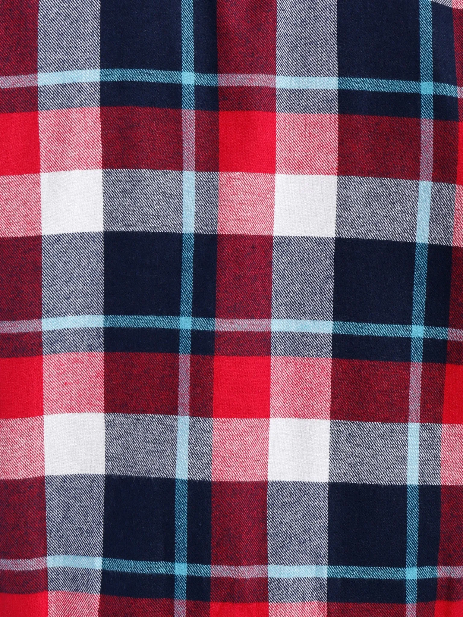Mens 100% Cotton Flannel Shirt - Regular Fit