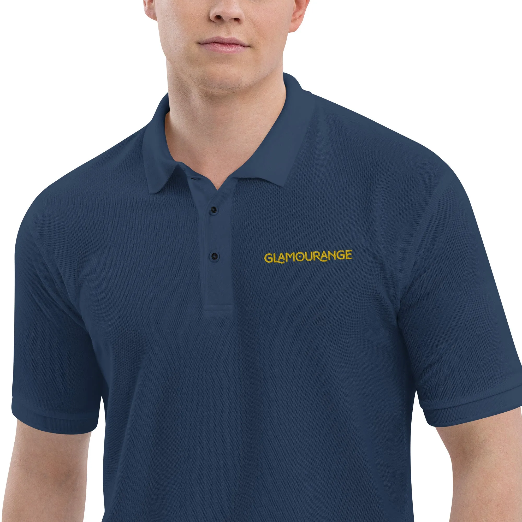 Men's Polo Shirt - Navy (Glamourange Premium Polo Shirt Men Outfit)