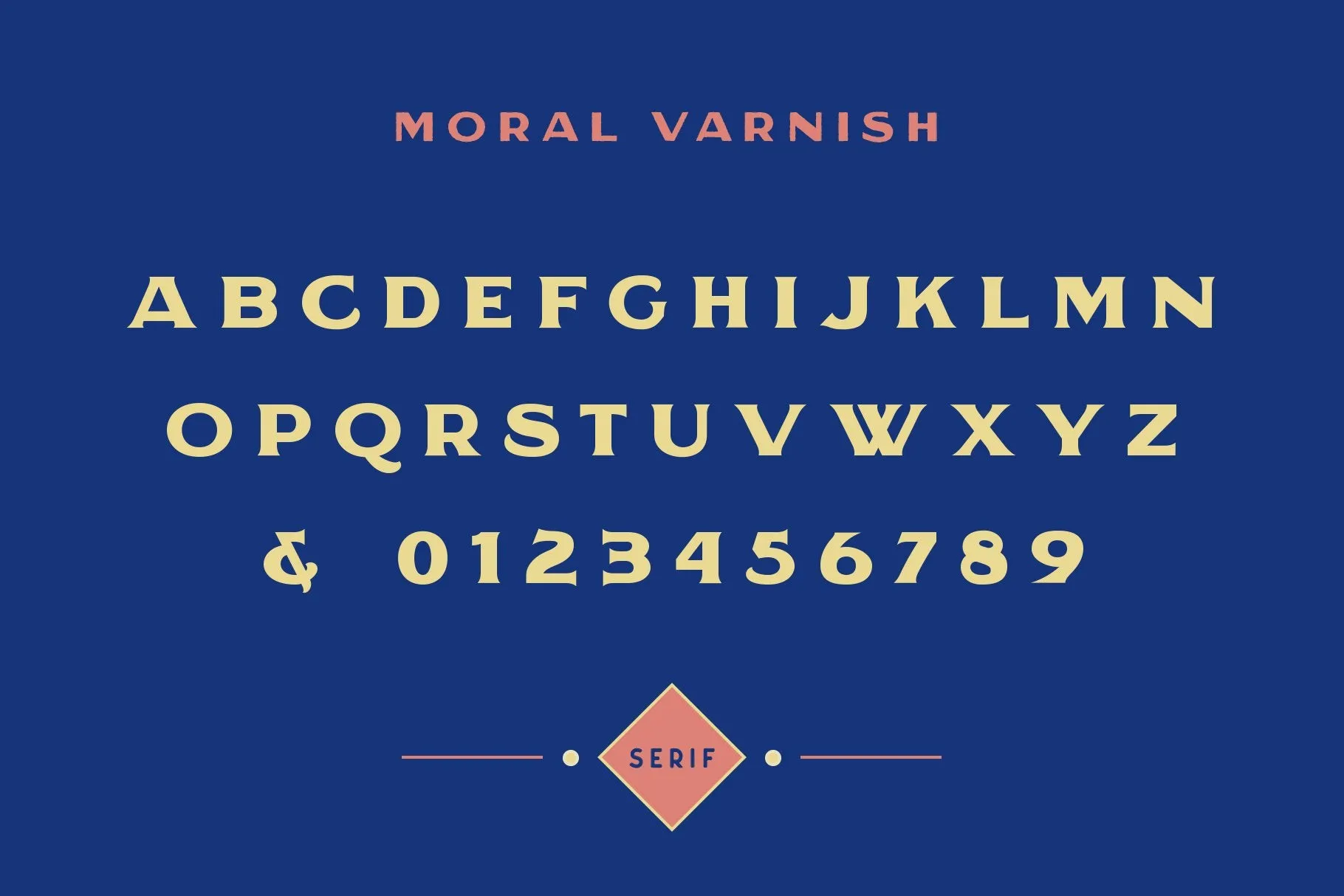 Moral Varnish - Sans Serif & Stencil