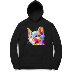 Multi Color Cat Hoodie