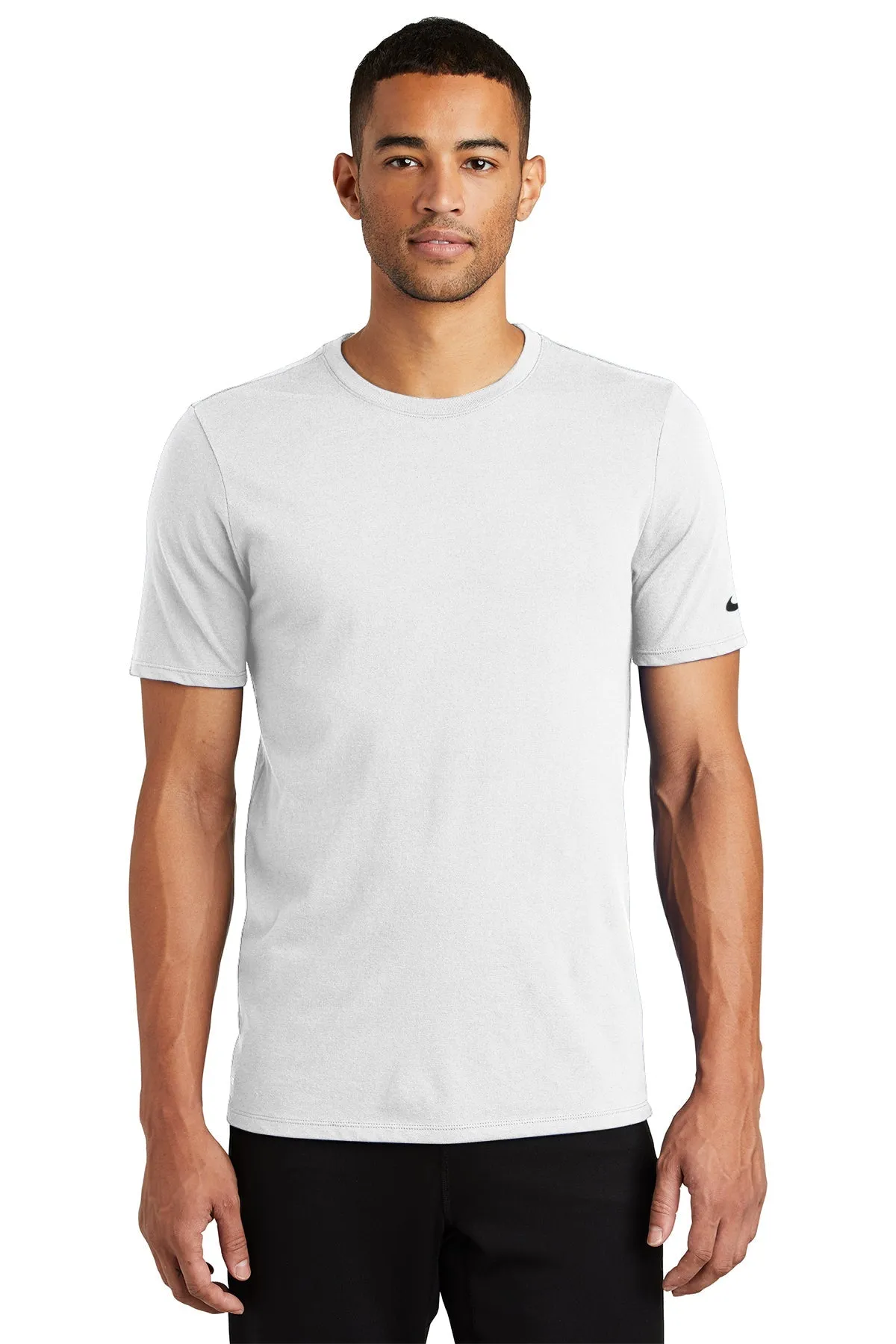 Nike DriFIT Cotton Poly Custom Tees, White
