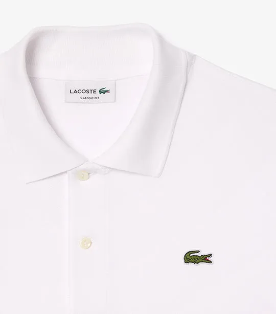 Original L.12.12 Lacoste Flocked Piqué Polo Shirt White