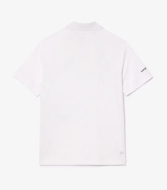 Original L.12.12 Lacoste Flocked Piqué Polo Shirt White