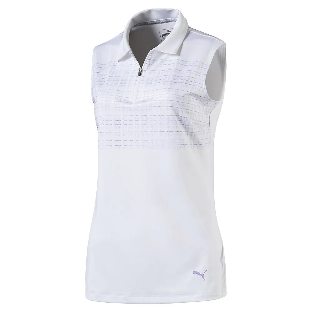 Puma Womens Sleeveless Sport Golf Polo
