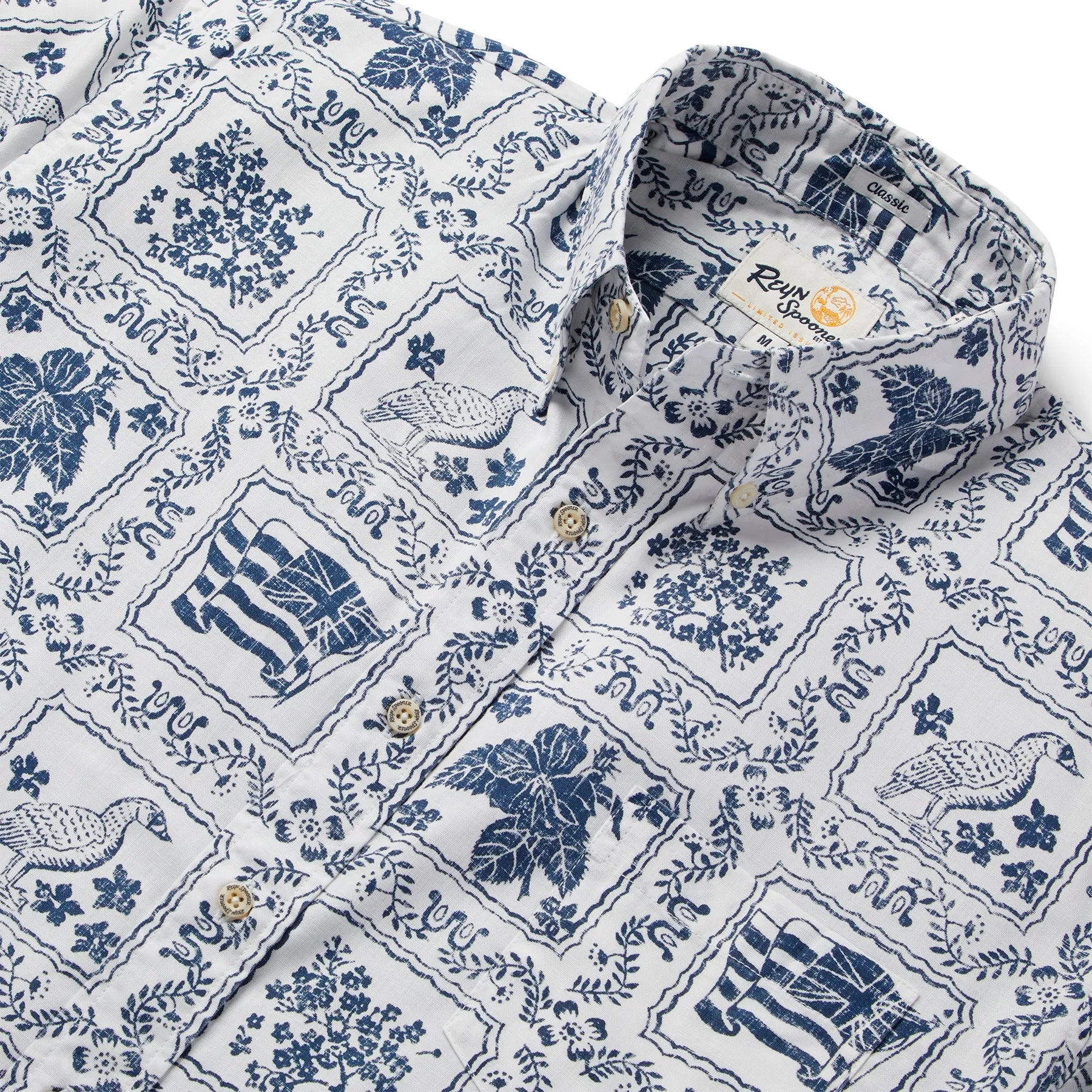 Reyn Spooner Lahaina Sailor Camp Shirt