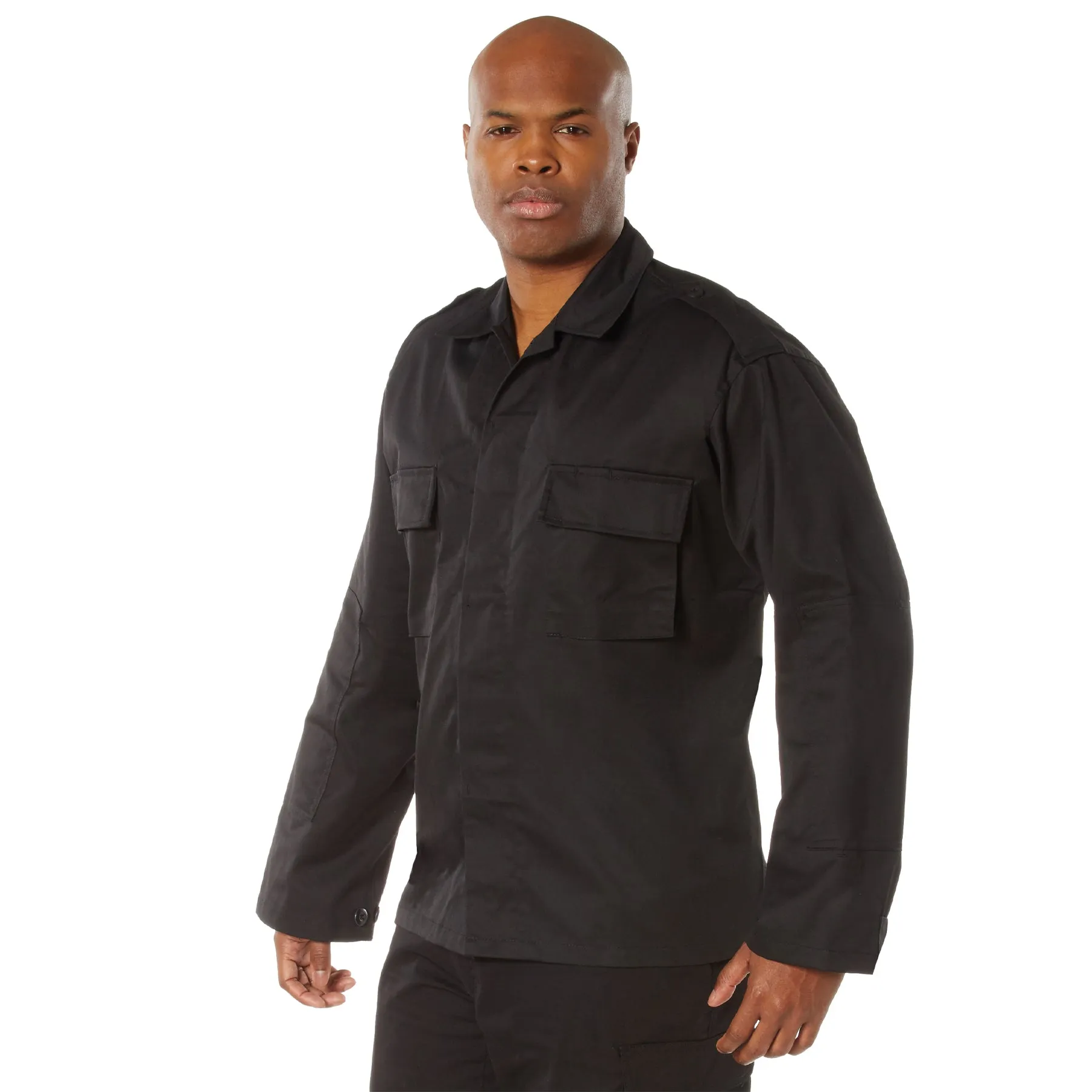 Rothco Tactical 2 Pocket BDU (Battle Dress Uniform) Shirt / Black